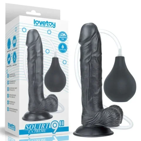 Dildo Eyaculador Black Squirt  23cm