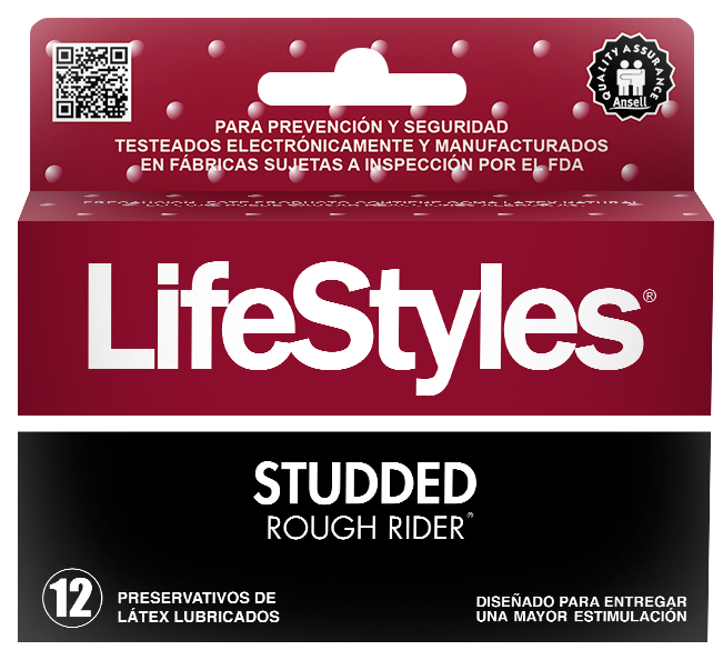 Lifestyles Preservativos Rough Rider x 12 unidades