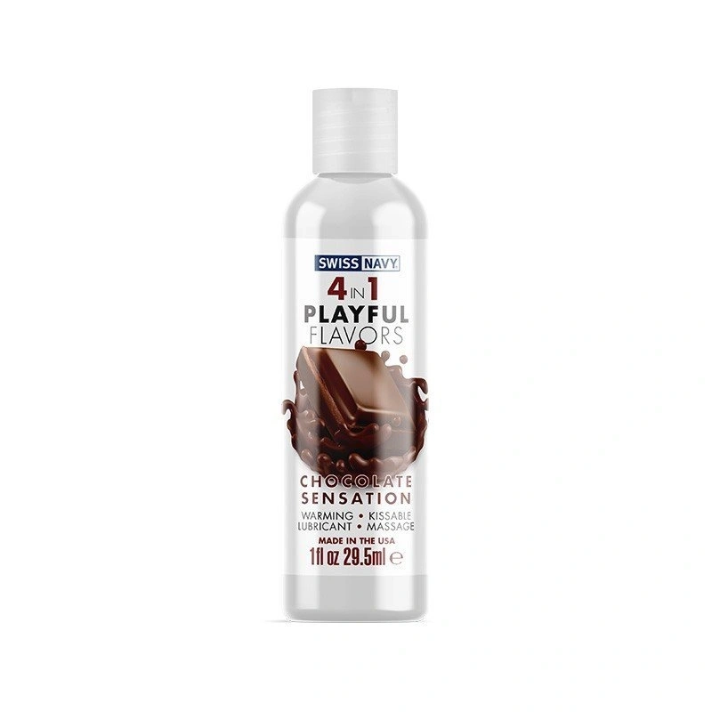 4 EN 1 Gel Cálido Comestible Chocolate