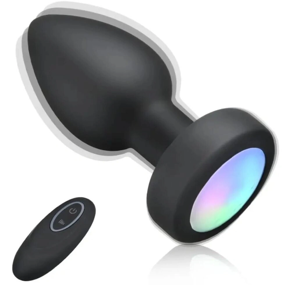 PLug Anal Luz Led Con Vibración