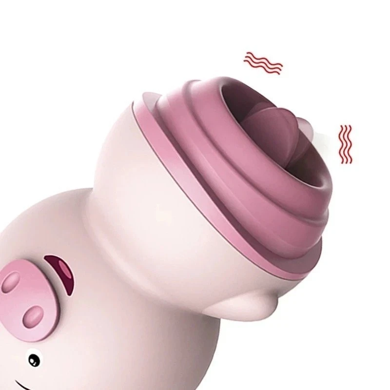 Chanchito Lamedor de Clitoris y Pezones Recargable