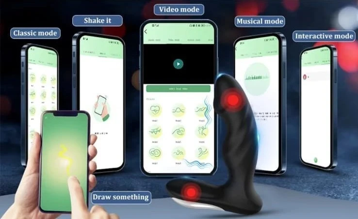Masajeador Prostático Recargable con APP