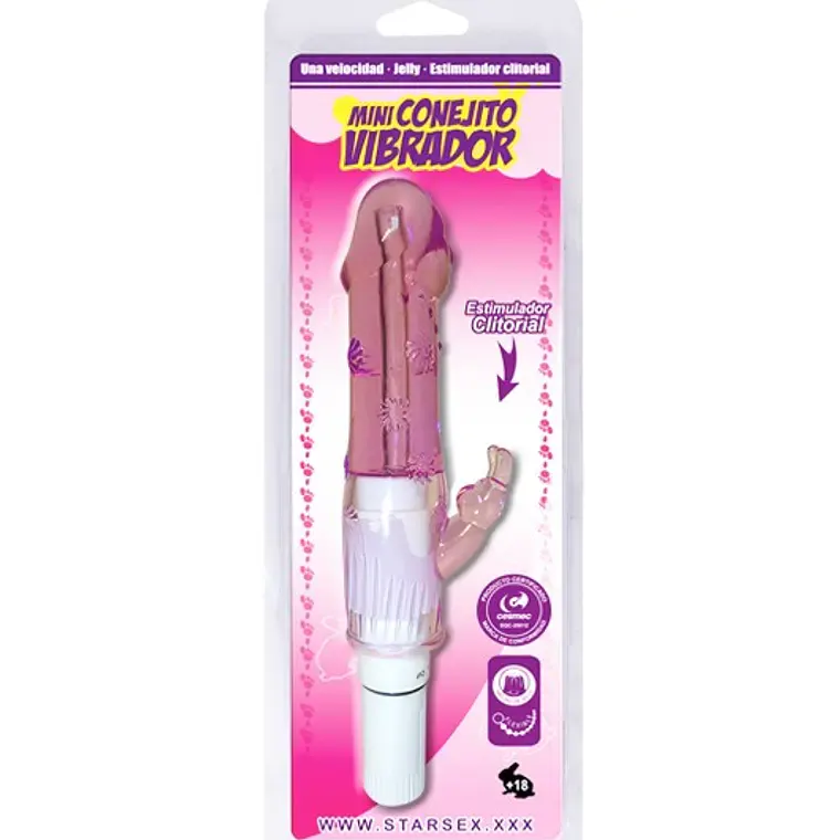 Mini Conejito Vibrador 18×2.5cm