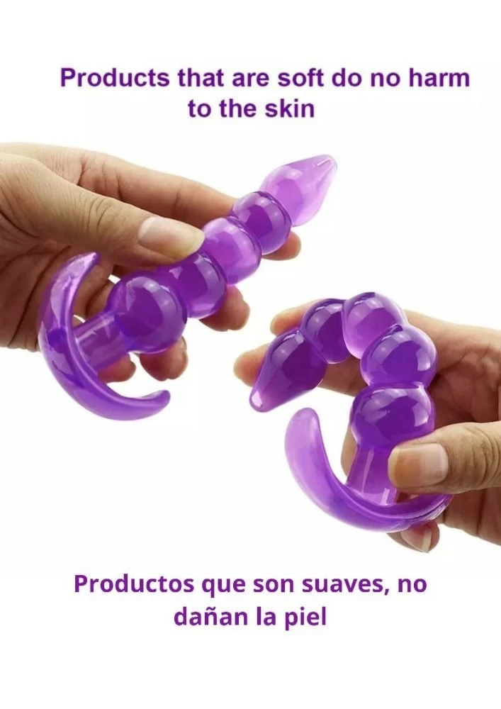Plug anal de silicona jelly