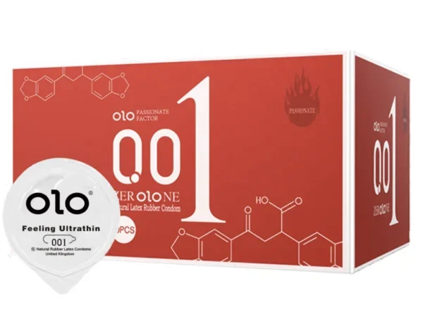 Preservativos Ultrafinos Termosensibilidad OLO 10 Uds