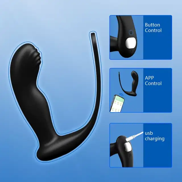 Vibrador Masajeador de Próstata con App LS
