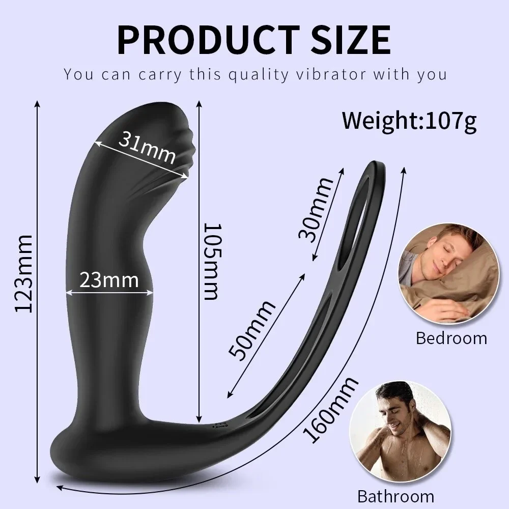 Vibrador Masajeador de Próstata con App LS