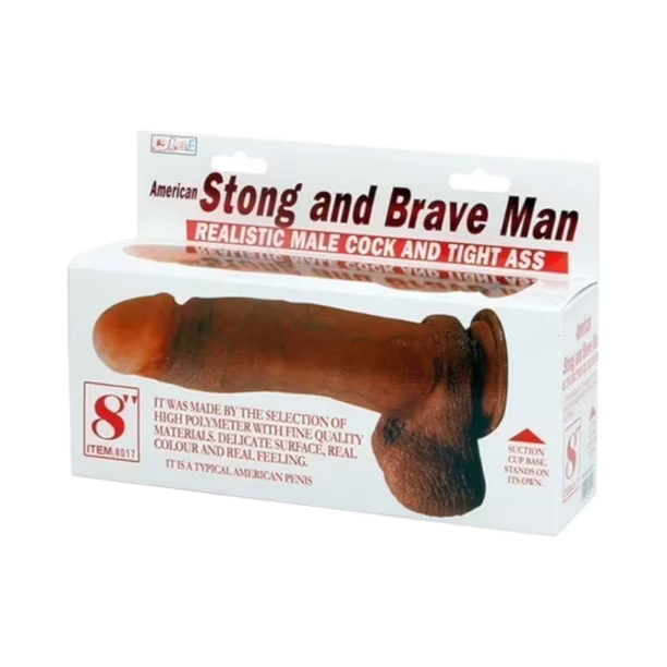 Dildo Brave Man con Base de Succión