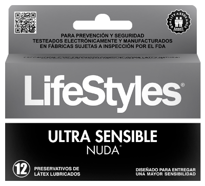 Lifestyles Preservativos Nuda - Ultra sensible x 12 unidades