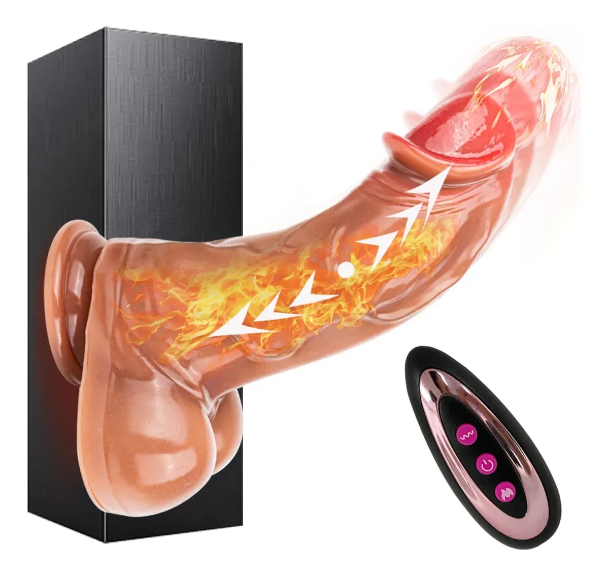 Vibrador Sube y Baja Power Cock 23cm x 6 cm