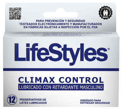 Lifestyles Preservativos Climax Control x 12 unidades
