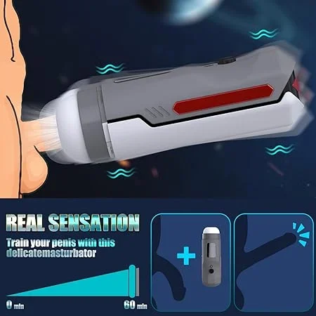 Masturbador Telescópico y Giratorio 
