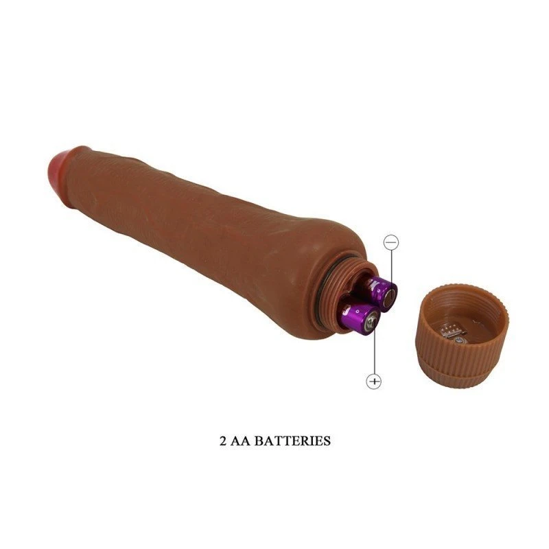 Dryad Vibrador Realista 25 cm - Chocolate