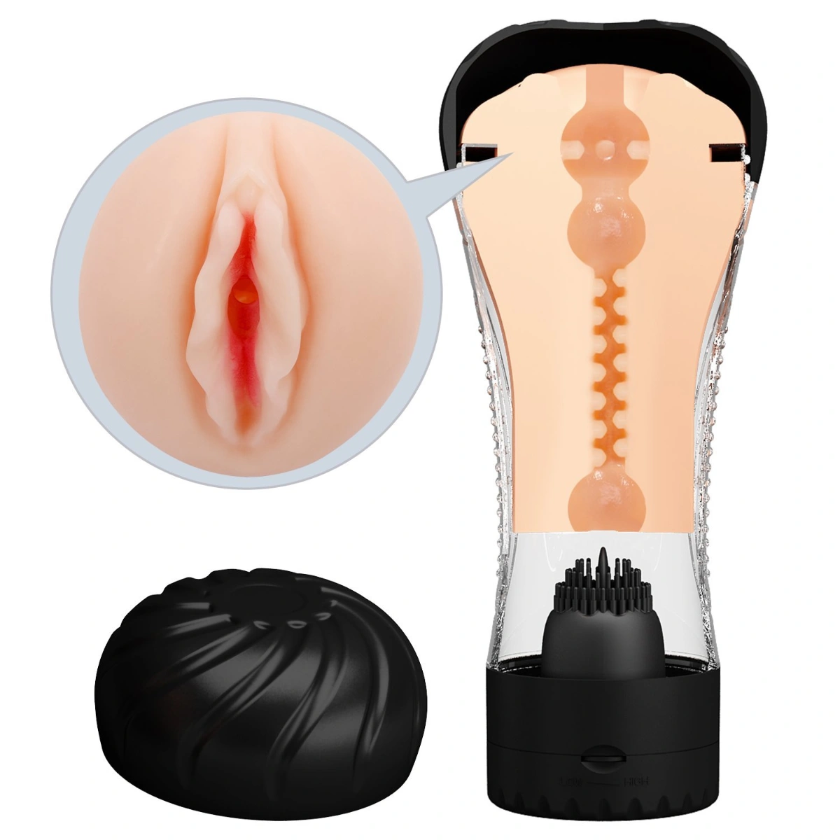 Copa Masturbadora Vibratoria Naomi