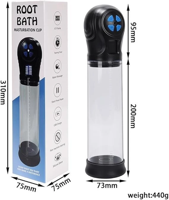 Bomba de Pene Root Bath Recargable