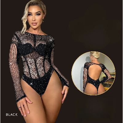 Malla Tipo Body Negra NO:W50131