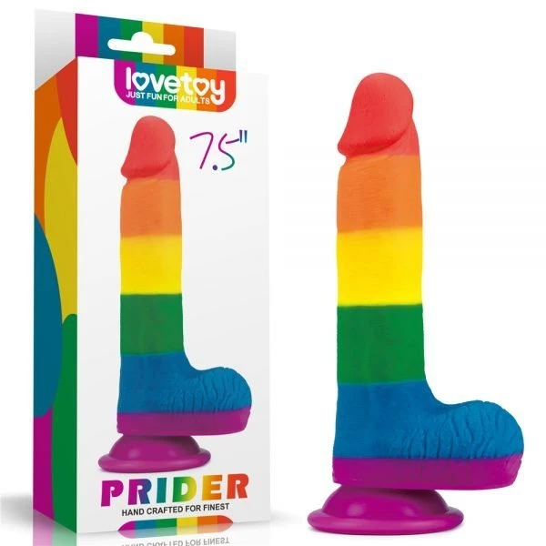 Consolador De Silicona Premium “7.5” Prider Dildo”