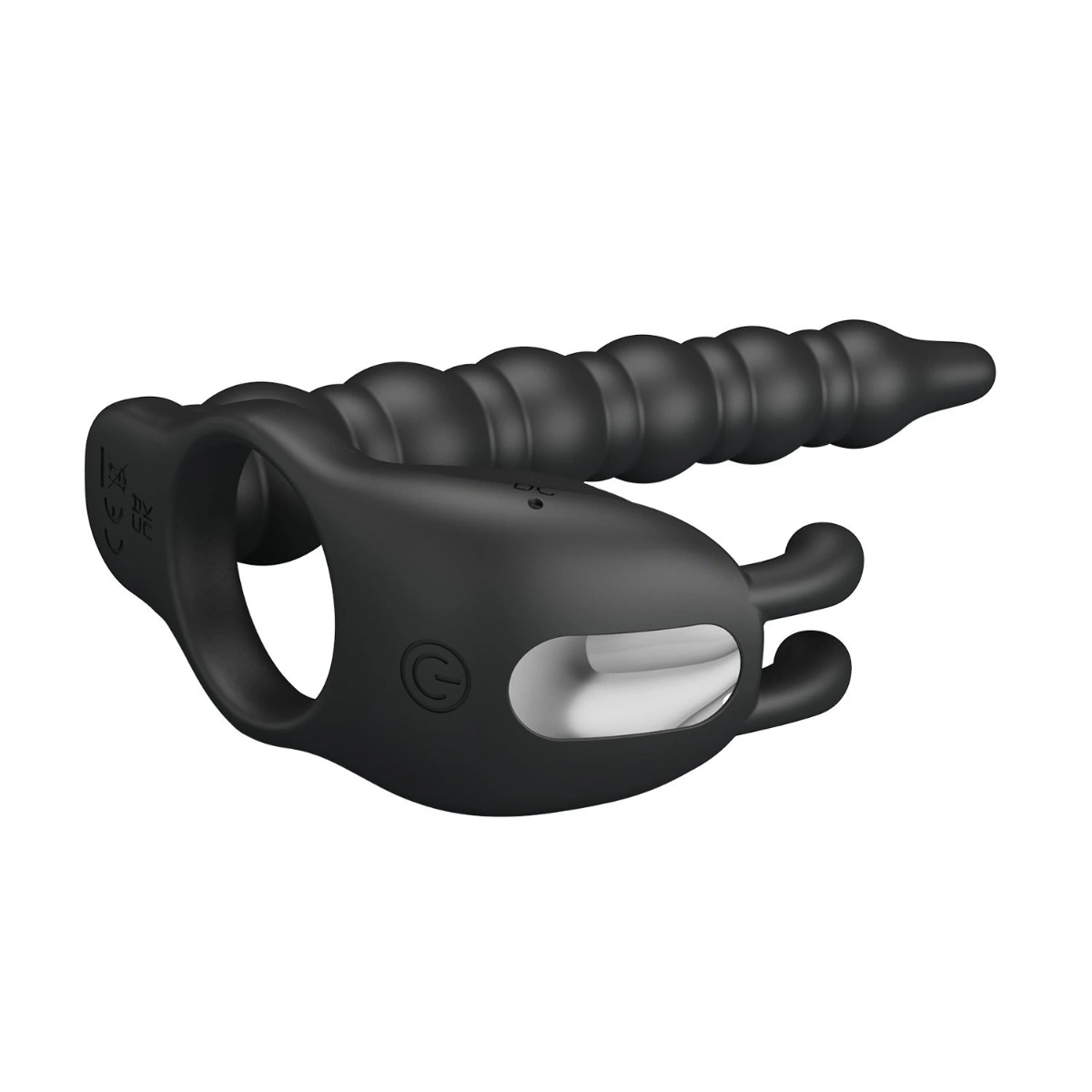 Anillo Vibrador Doble Penetración con Estimulación de Clítoris
