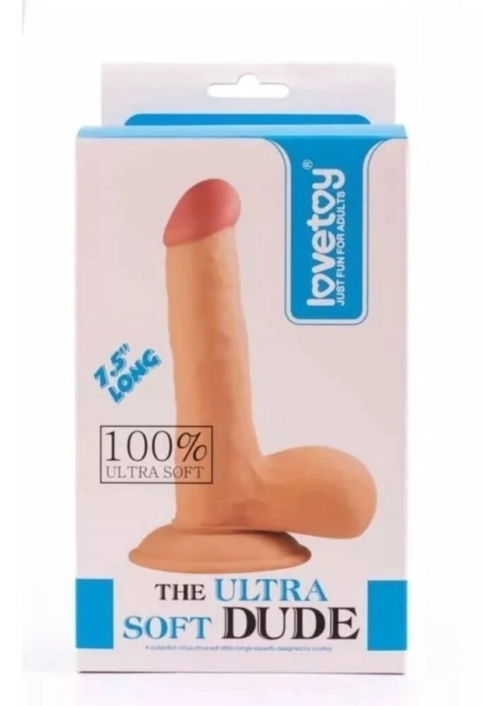 Consolador Realístico 18 Cm, Ultra Soft Dude, Lovetoy