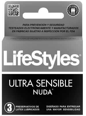 LifeStyles Ultrasensible Nuda x 3 Unds