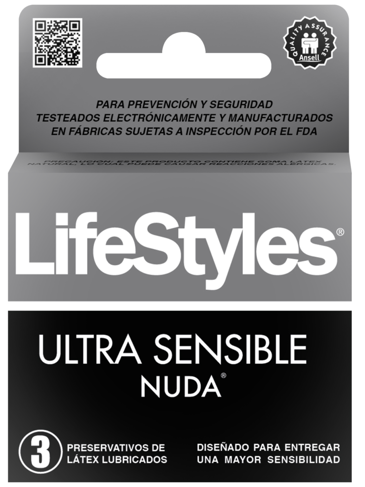 LifeStyles Ultrasensible Nuda x 3 Unds