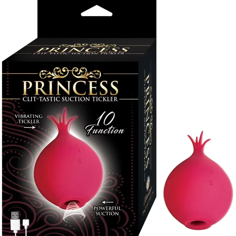 Vibrador y Succionador Granate Usb