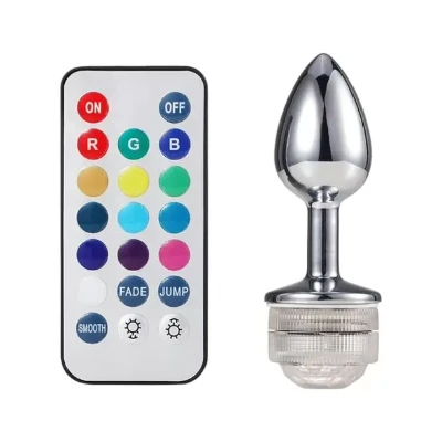 Plug anal Luz LED con control