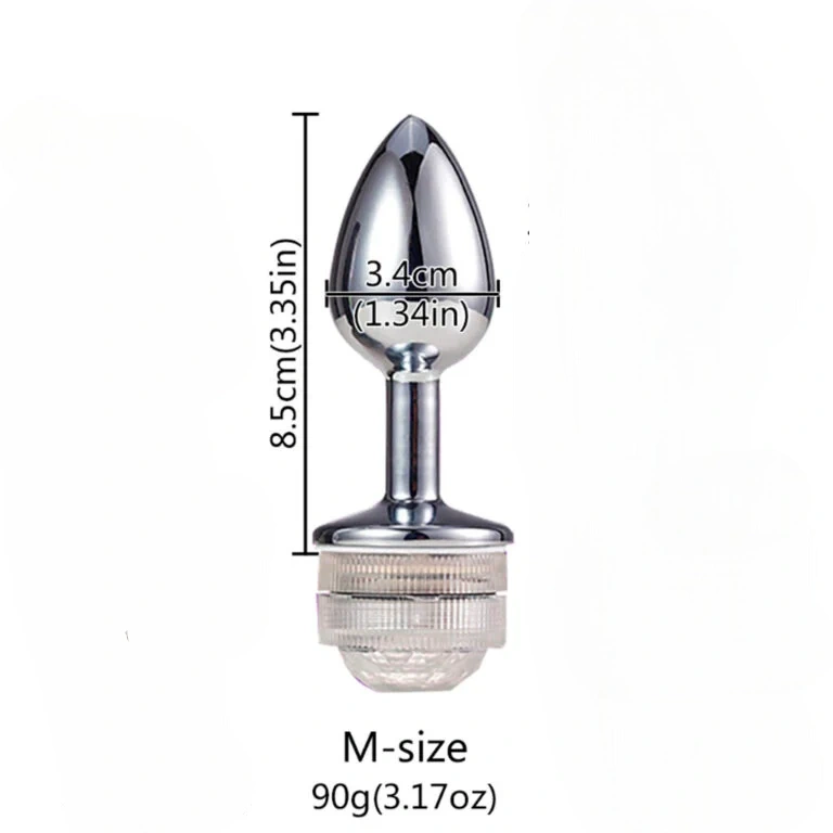 Plug anal Luz LED con control