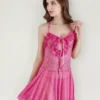 Babydoll Rosado con Encaje cod-8502