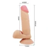 Dildo Relista con Piel Deslizante Creel
