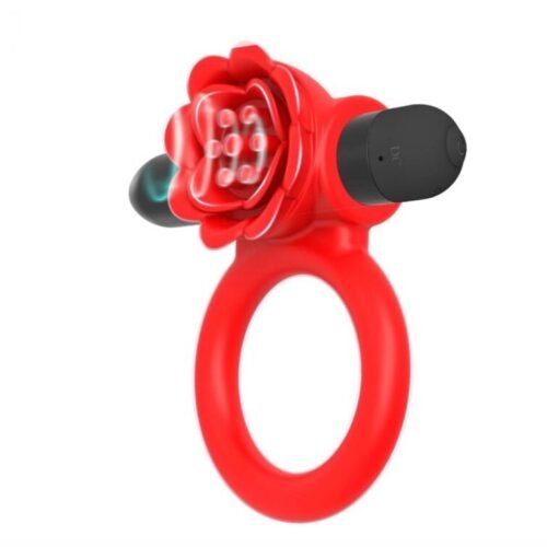 Anillo Vibrador Flower Recargable