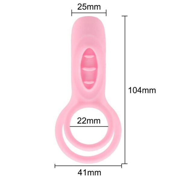 Anillo Vibrador Recargable con Control