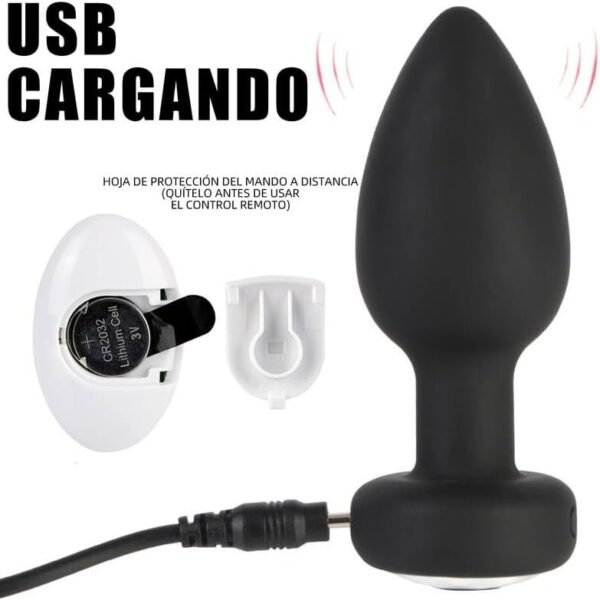 Plug Anal Recargable con Control
