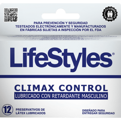 Lifestyles Preservativos Climax Control x 12 unidades