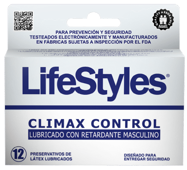 Lifestyles-climax-control-x12.png Lifestyles Preservativos Climax Control x 12 unidades