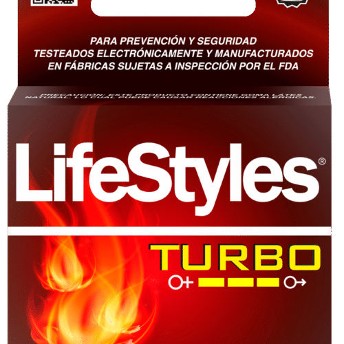 Lifestyles Turbo x 3 Unds