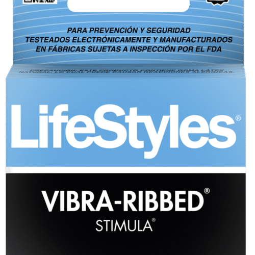 LifeStyles VIBRA-RIBBED STIMULA x 3 unds