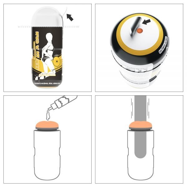 Masturbador “Sexo Enlatado” Stamina Tunnel Ano 511-01