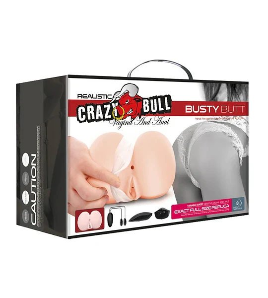 Masturbador Vagina Busty Butt con vibración