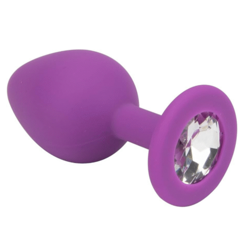 Plug-Con-Joya-Anal-Siliconado-Purpura-2.png Plug Con Joya Anal En Silicona Púrpura (Talla L)