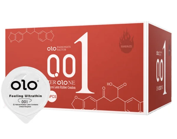 Preservativos Ultrafinos Termosensibilidad OLO 10 Uds