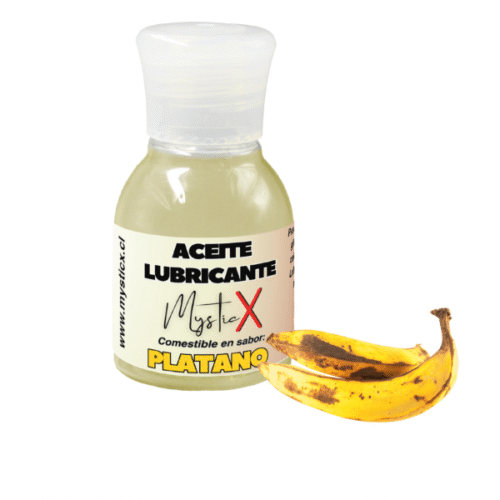 Aceite Lubricante Comestible Mystic X Plátano 30 ml.