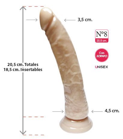 Consolador Realistico Bananin N#8