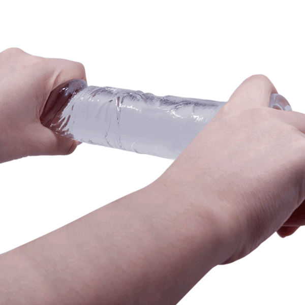 dildo-transparente-portada-2.gif Dildo Brave Man Jelly con Base de Succión