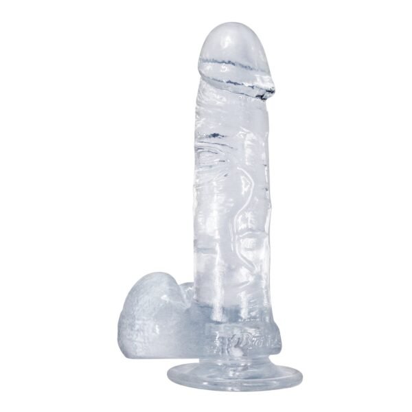 dildo-transparente-portada-4.jpg Dildo Brave Man Jelly con Base de Succión