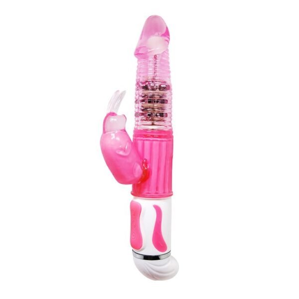 Vibrador-Rotador con Estimulador de Clítoris Fascination