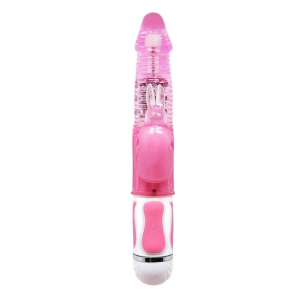 Vibrador-Rotador con Estimulador de Clítoris Fascination