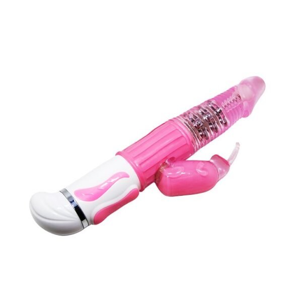 Vibrador-Rotador con Estimulador de Clítoris Fascination