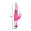 Vibrador-Rotador con Estimulador de Clítoris Fascination
