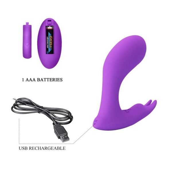 Idabelle Vibrador Dual con Control Remoto Recargable